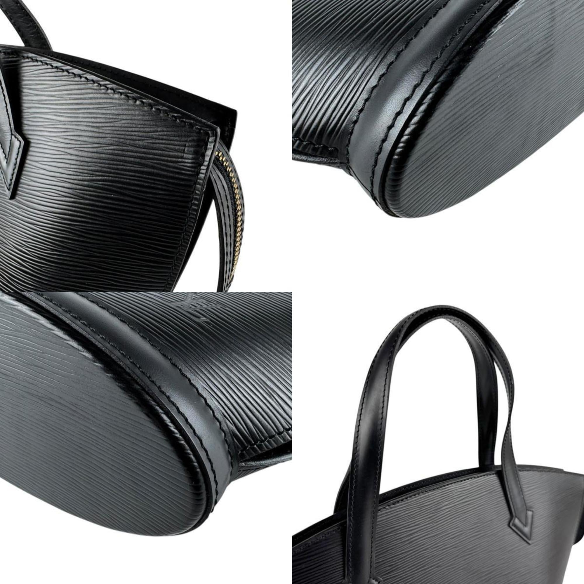 Louis Vuitton Noir Epi Leather Handbag