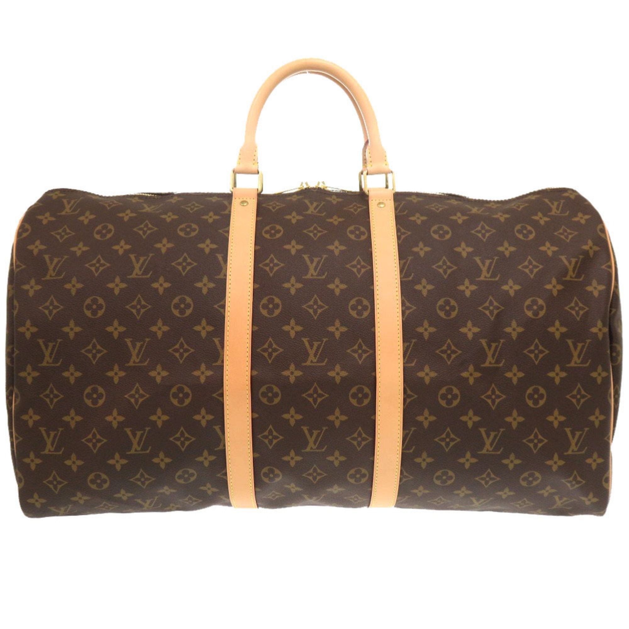 Louis Vuitton Brown Monogram Canvas Boston Bag