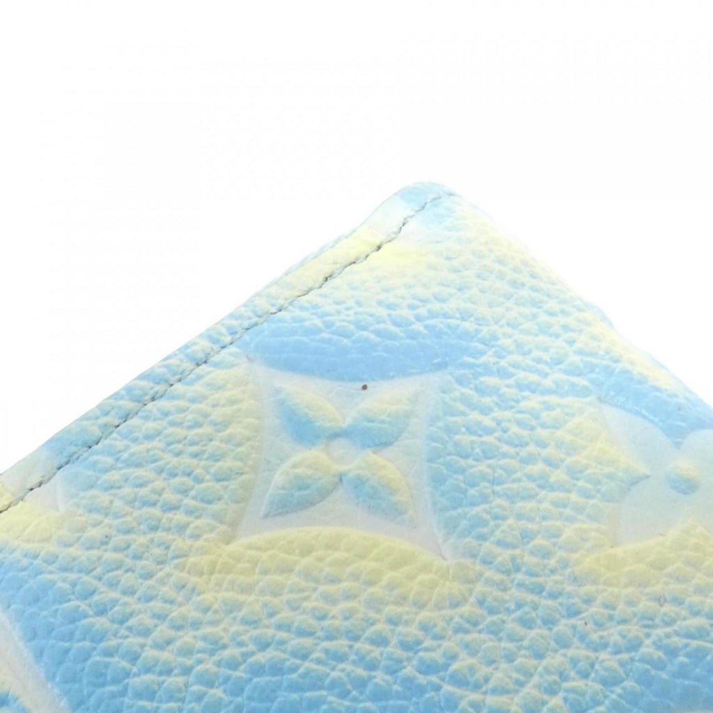 Louis Vuitton Light Green Vert Leather Long Wallet