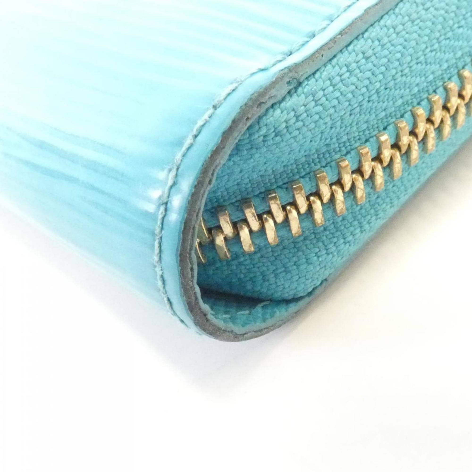 Louis Vuitton Blue Leather Long Wallet