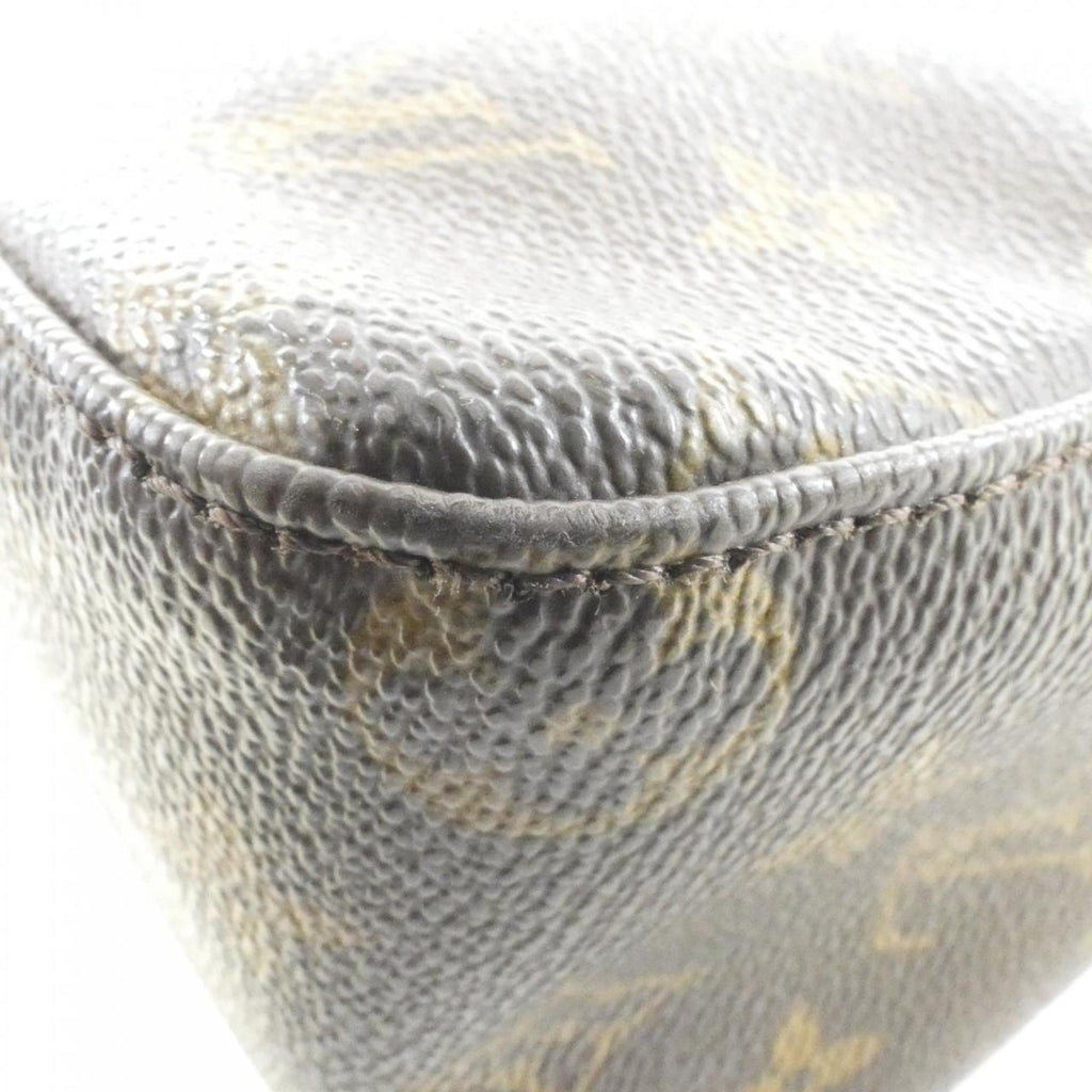 Louis Vuitton Brown Coated Canvas Shoulder Bag
