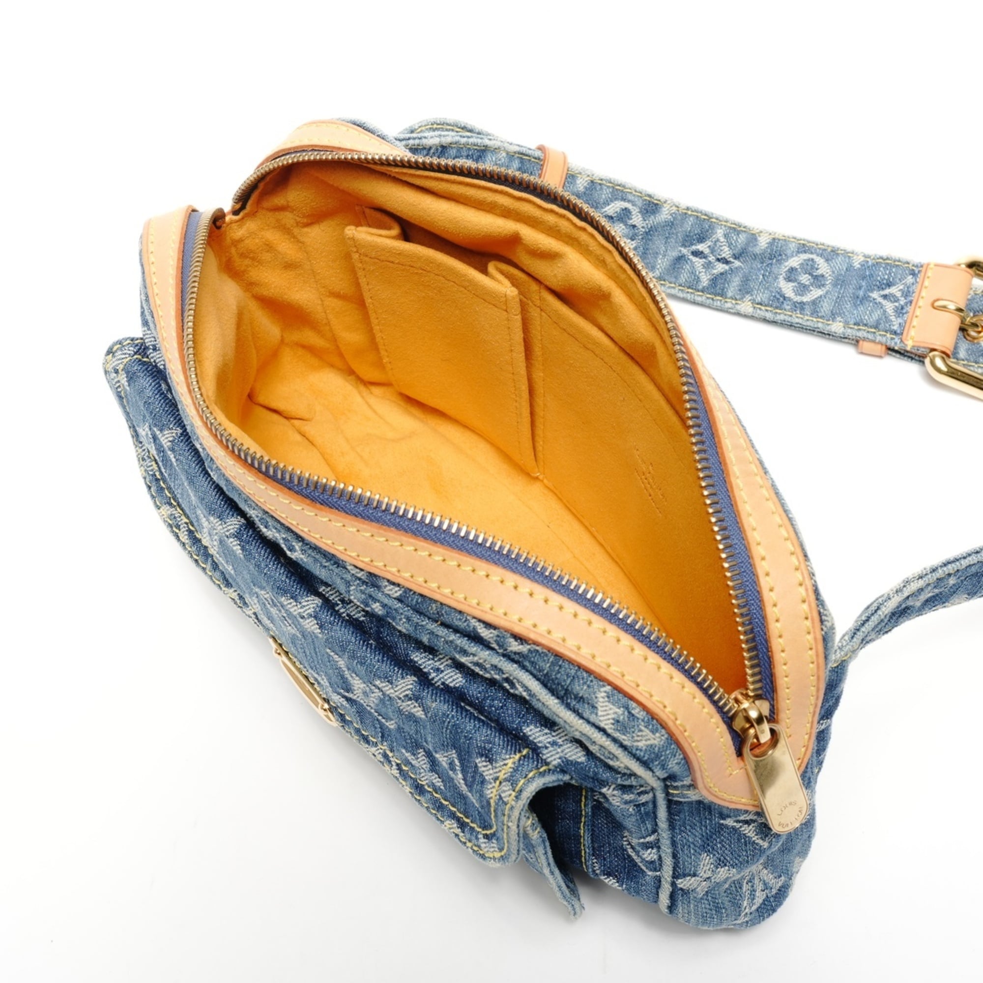 Louis Vuitton Monogram Denim Blue Denim Fanny Pack