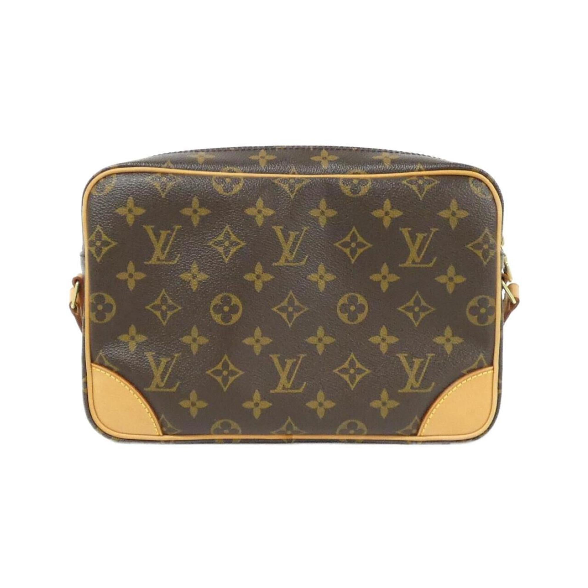Louis Vuitton Brown Coated Canvas Shoulder Bag
