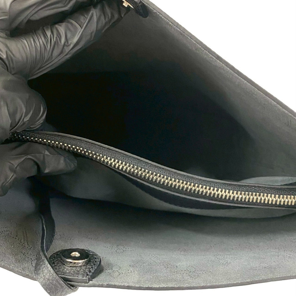 Louis Vuitton Black Leather Shoulder Bag