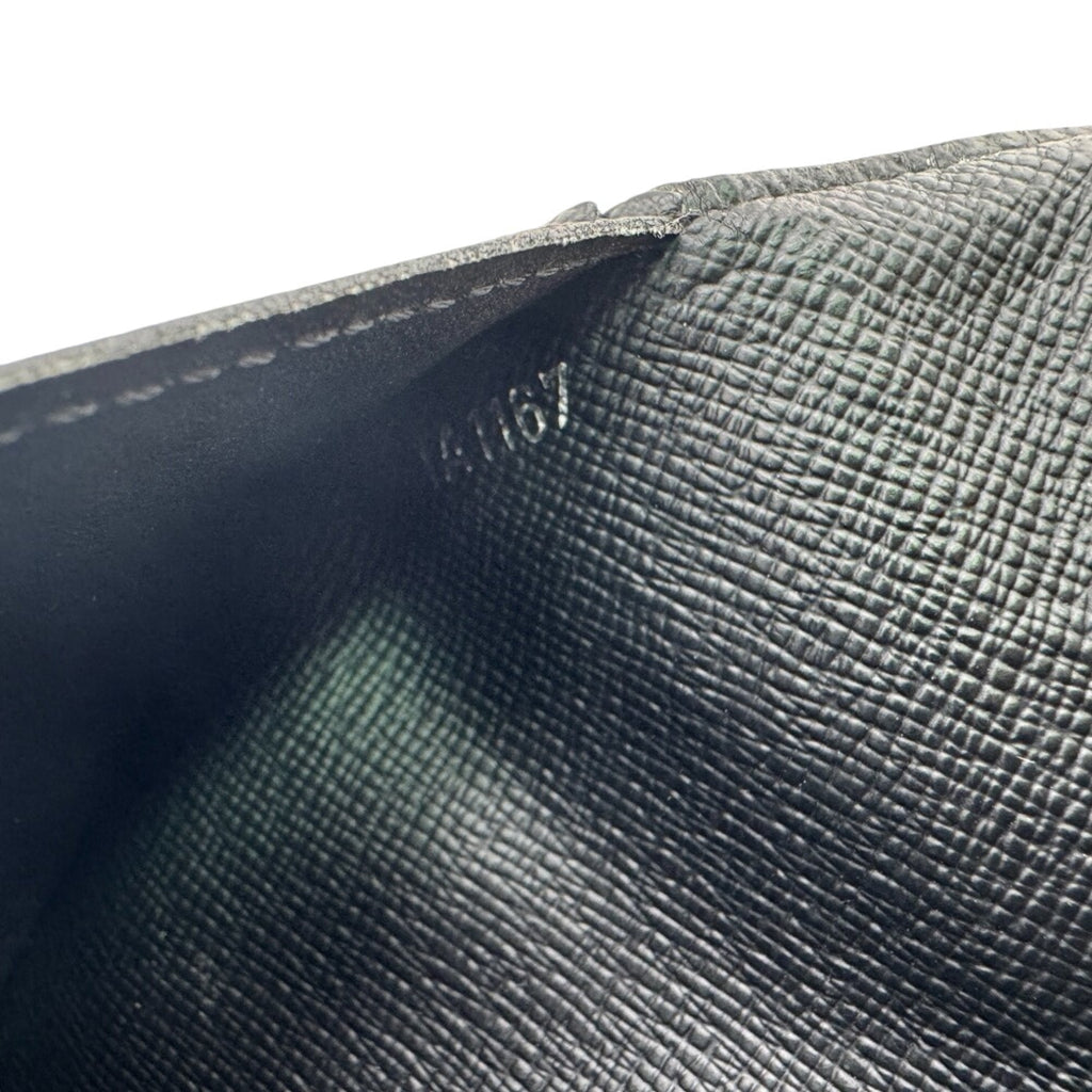 Louis Vuitton Damier Graphite Black Gray Leather Long Wallet