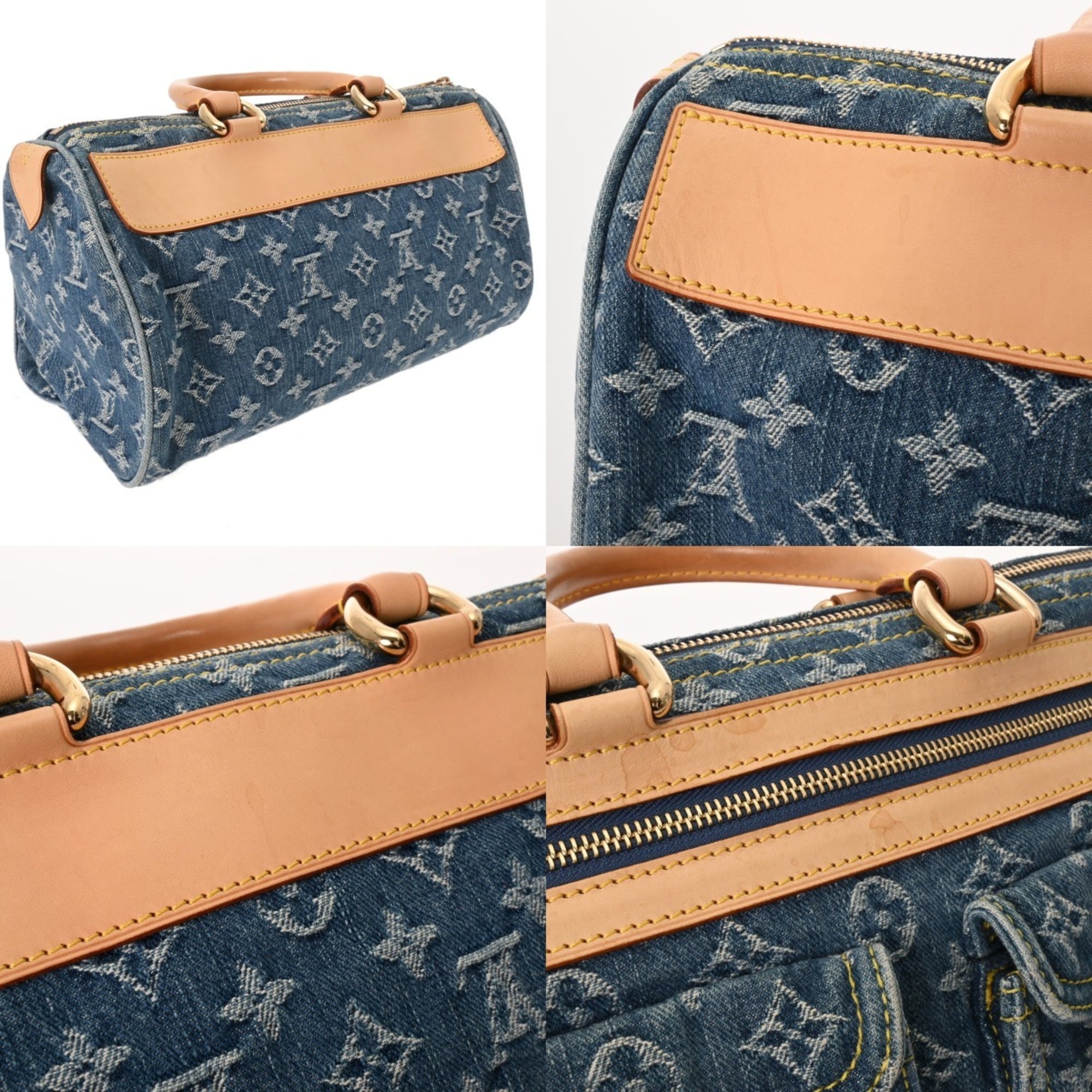 Louis Vuitton Blue Monogram Denim Handbag