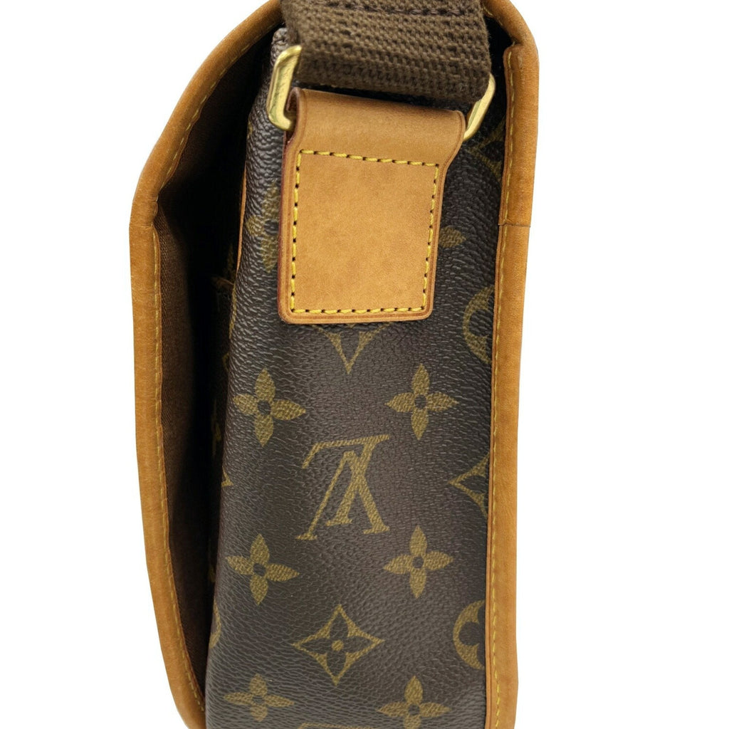 Louis Vuitton Brown Monogram Leather Shoulder Bag