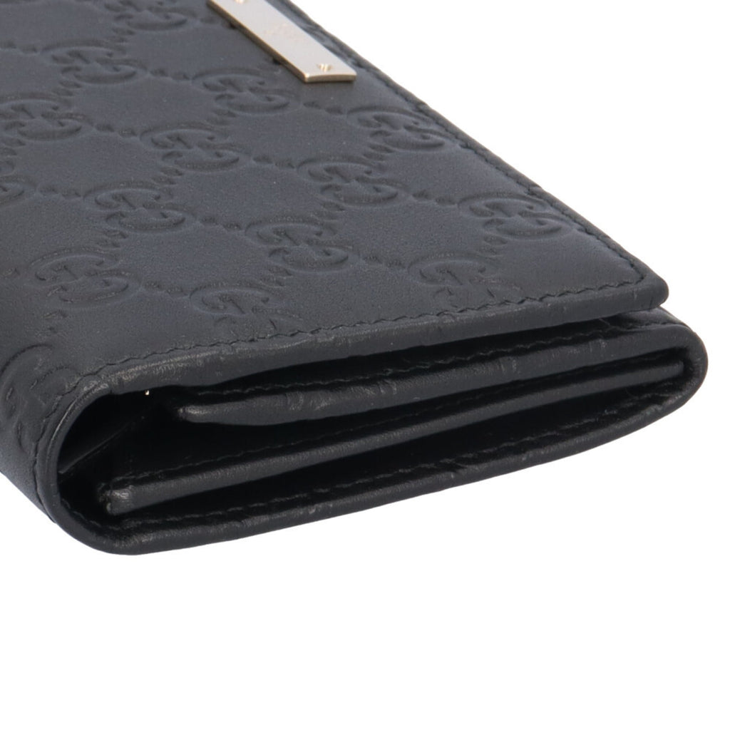 Gucci Black Leather Coin Purse/Coin Case (Pre-Owned)