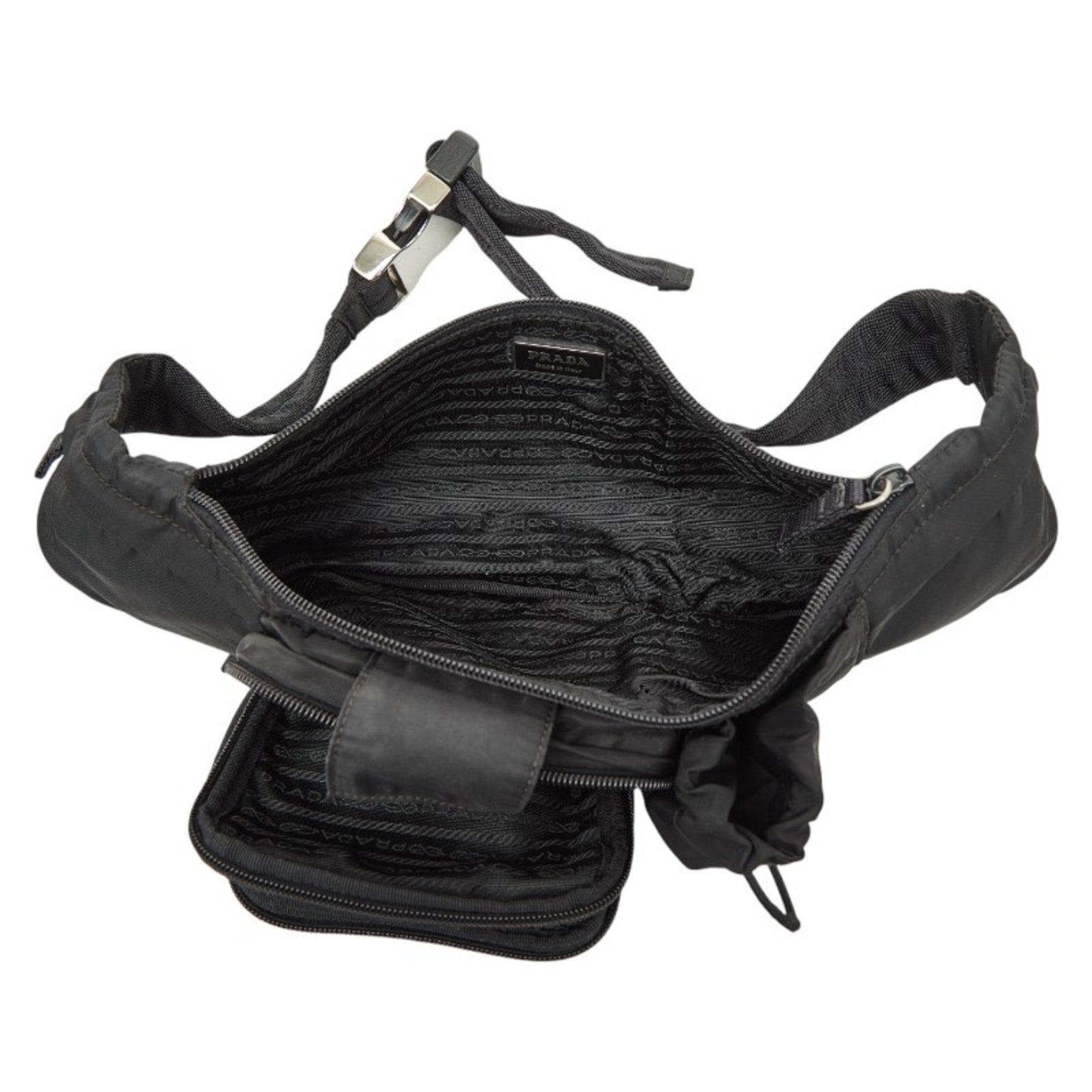 Prada Black Nylon Sling Bag