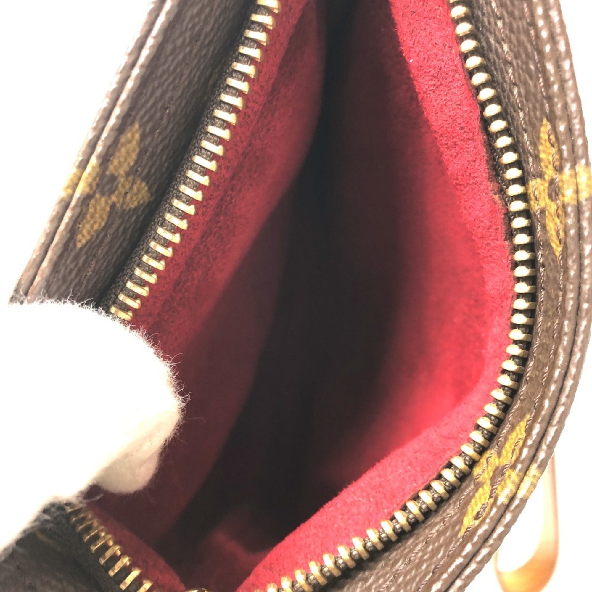 Louis Vuitton Brown Monogram Pochette Pouch