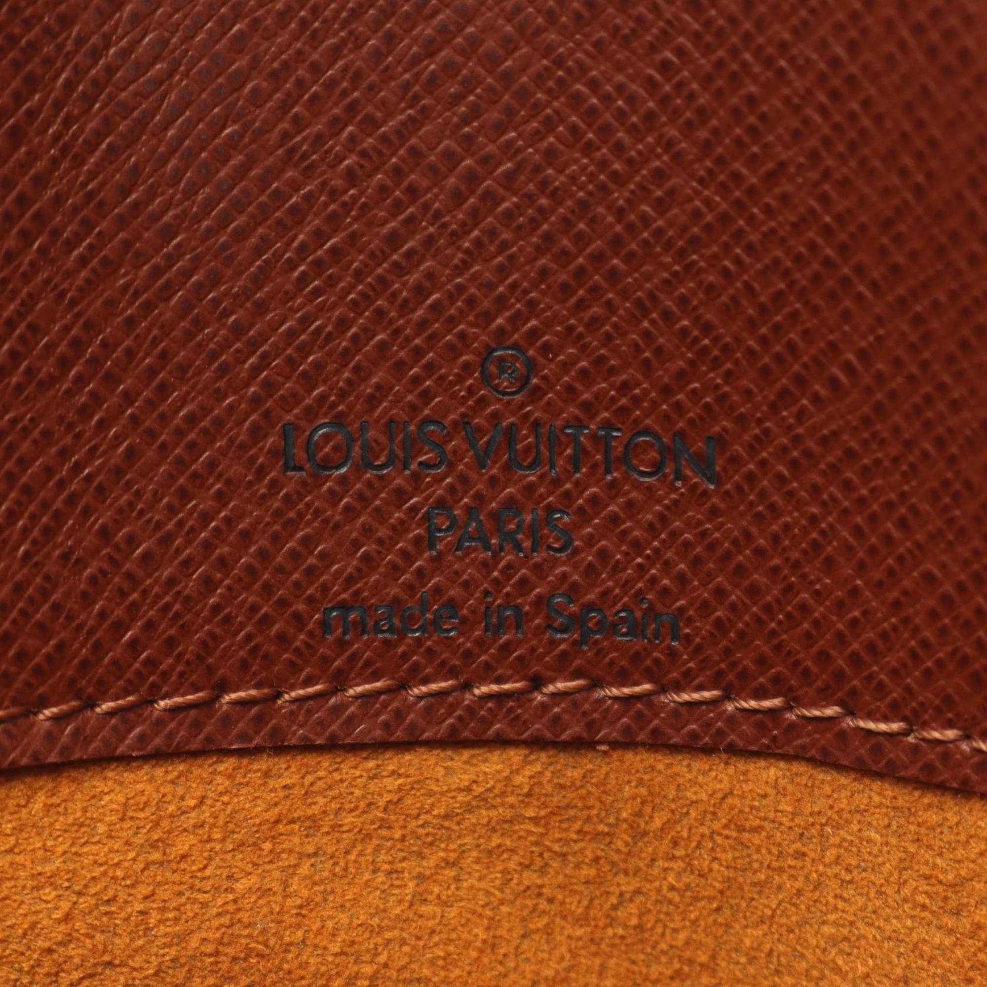 Louis Vuitton Brown Coated Canvas Pvc Monogram Leather Shoulder Bag