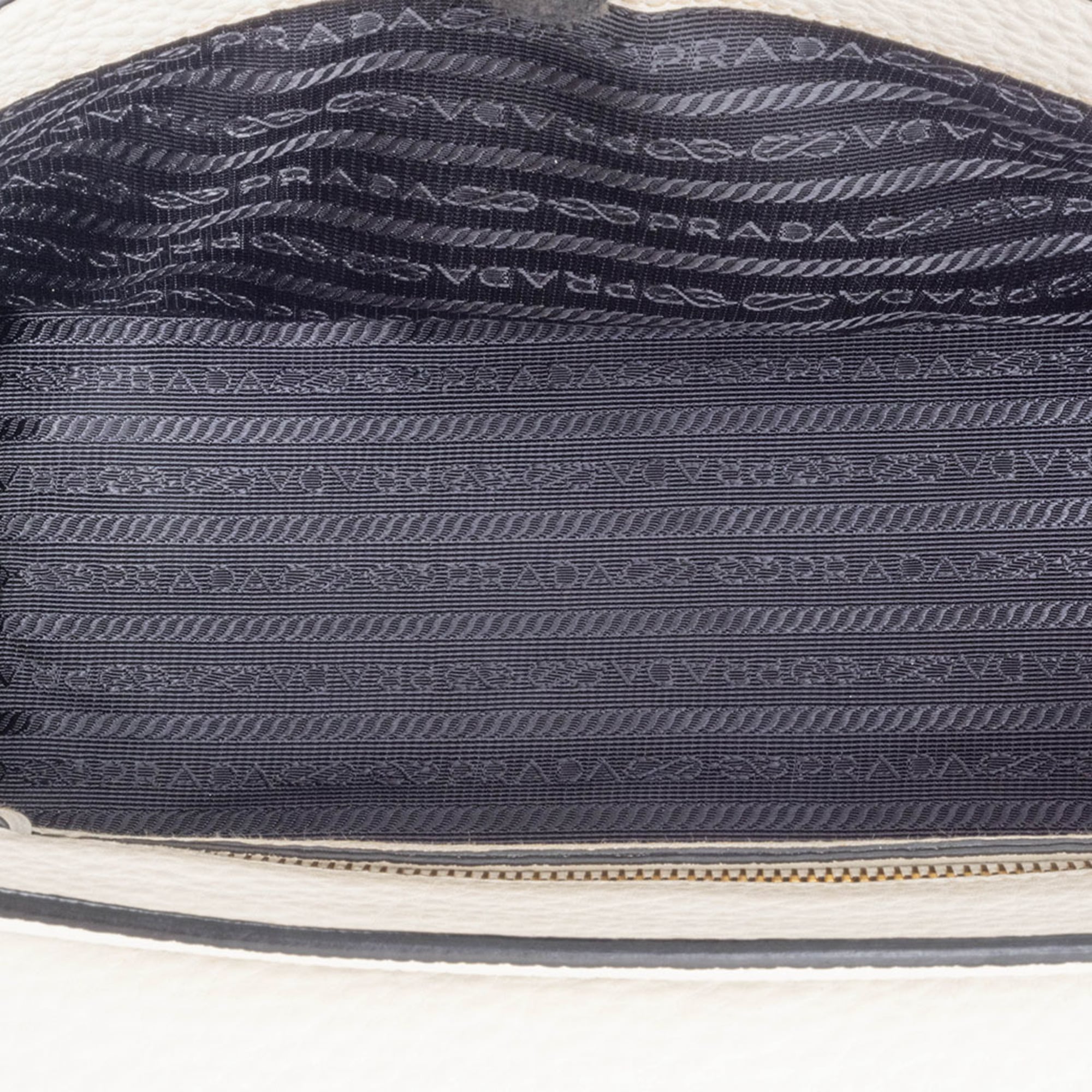 Prada White Leather Handbag