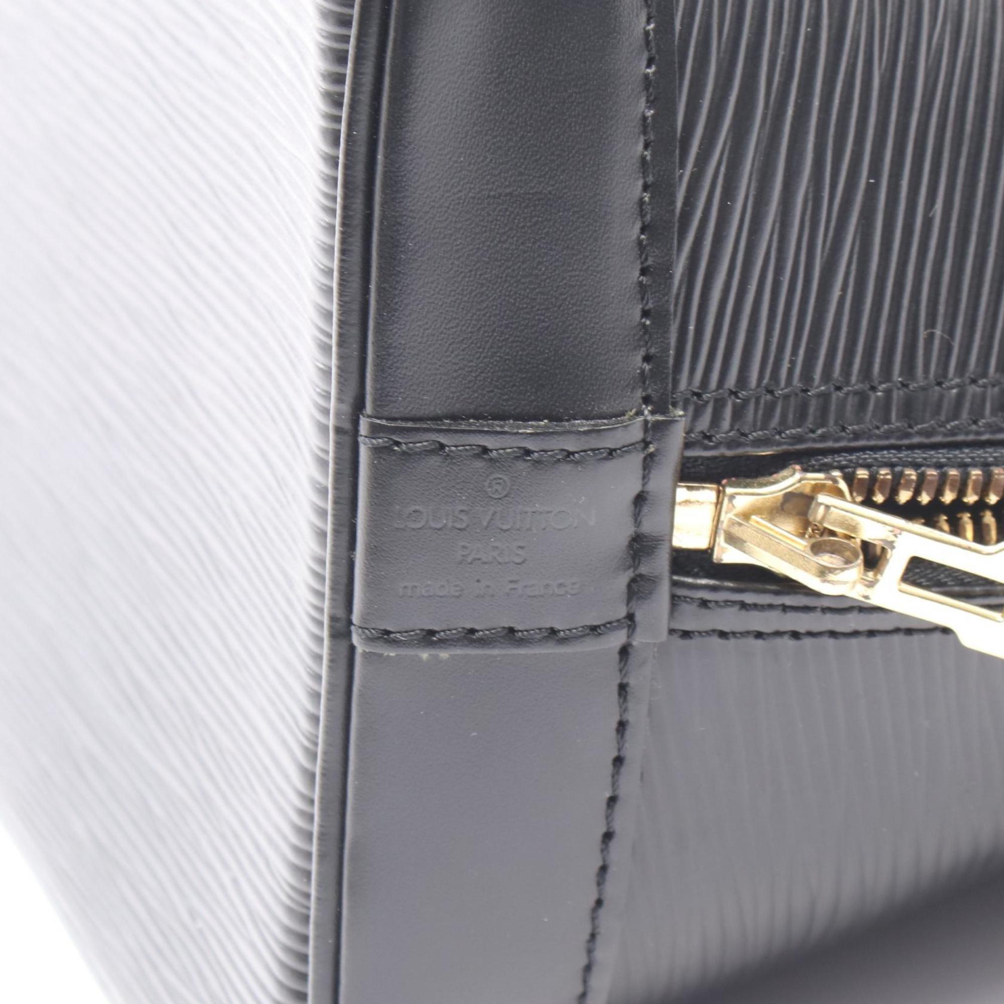 Louis Vuitton Black Noir Epi Leather Handbag