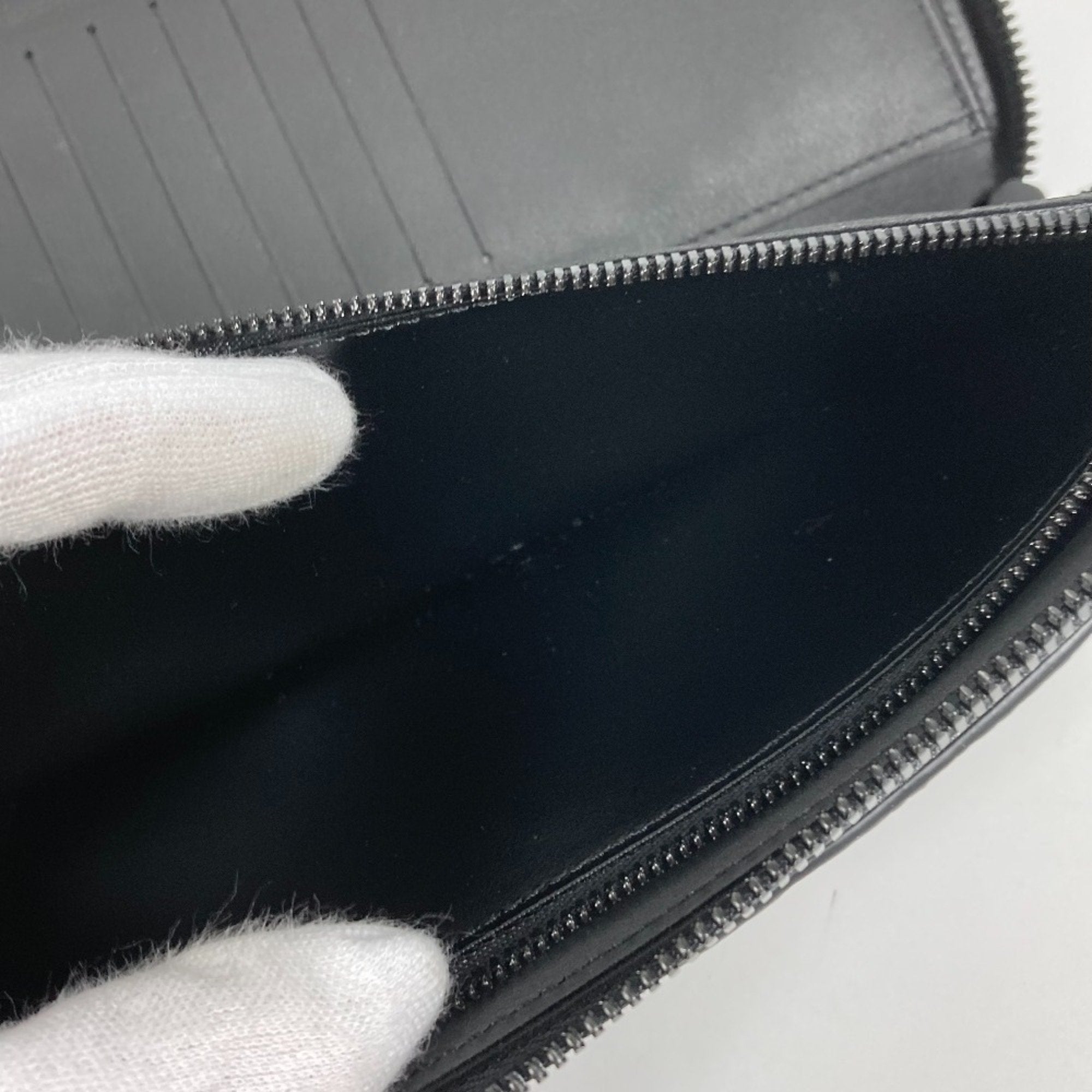 Louis Vuitton Monogram Black Monogram Noir Monogram Long Bill Wallet
