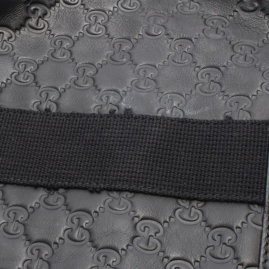 Gucci Black Leather Handbag Tote Bag (Pre-Owned)