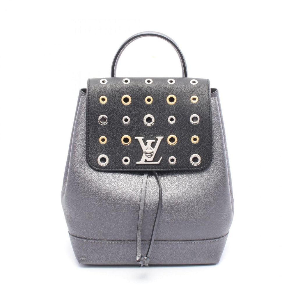 Louis Vuitton Gray Leather Backpack