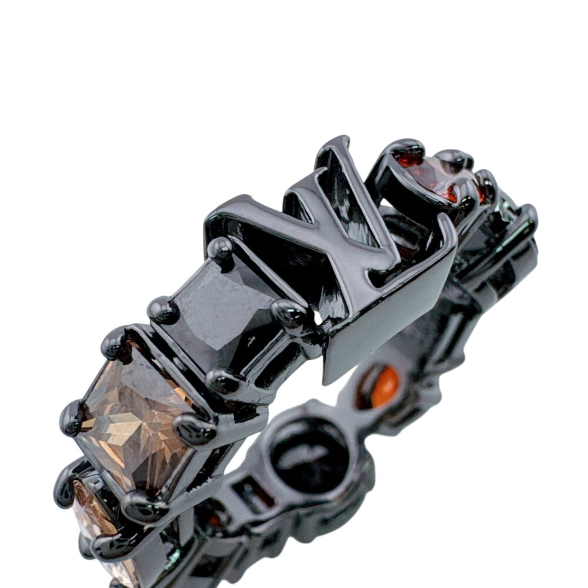 Louis Vuitton Black Metal Band Ring