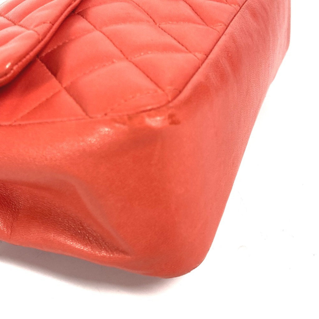 Chanel Red Color Leather Shoulder Bag