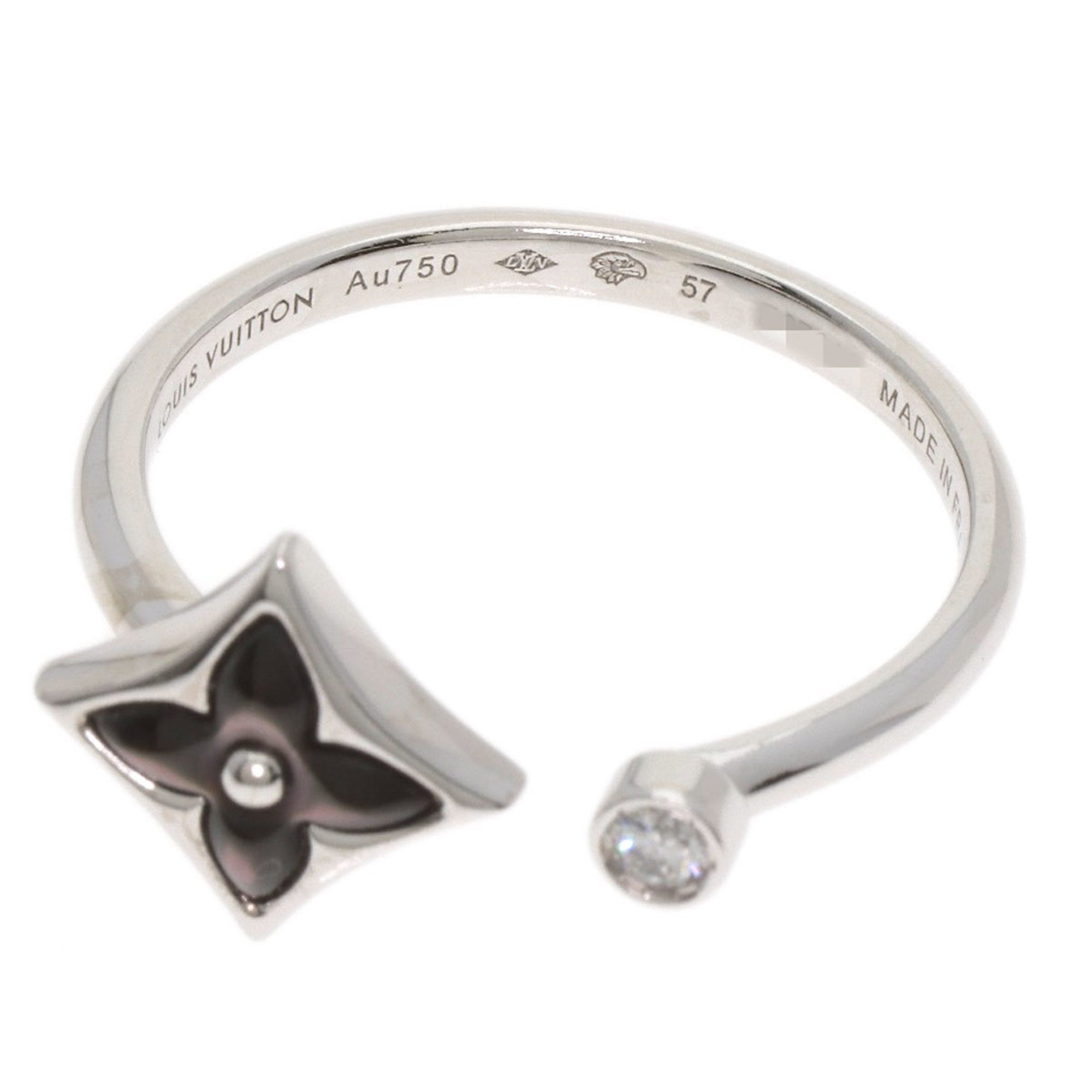 Louis Vuitton White Gold (18K) Band Ring