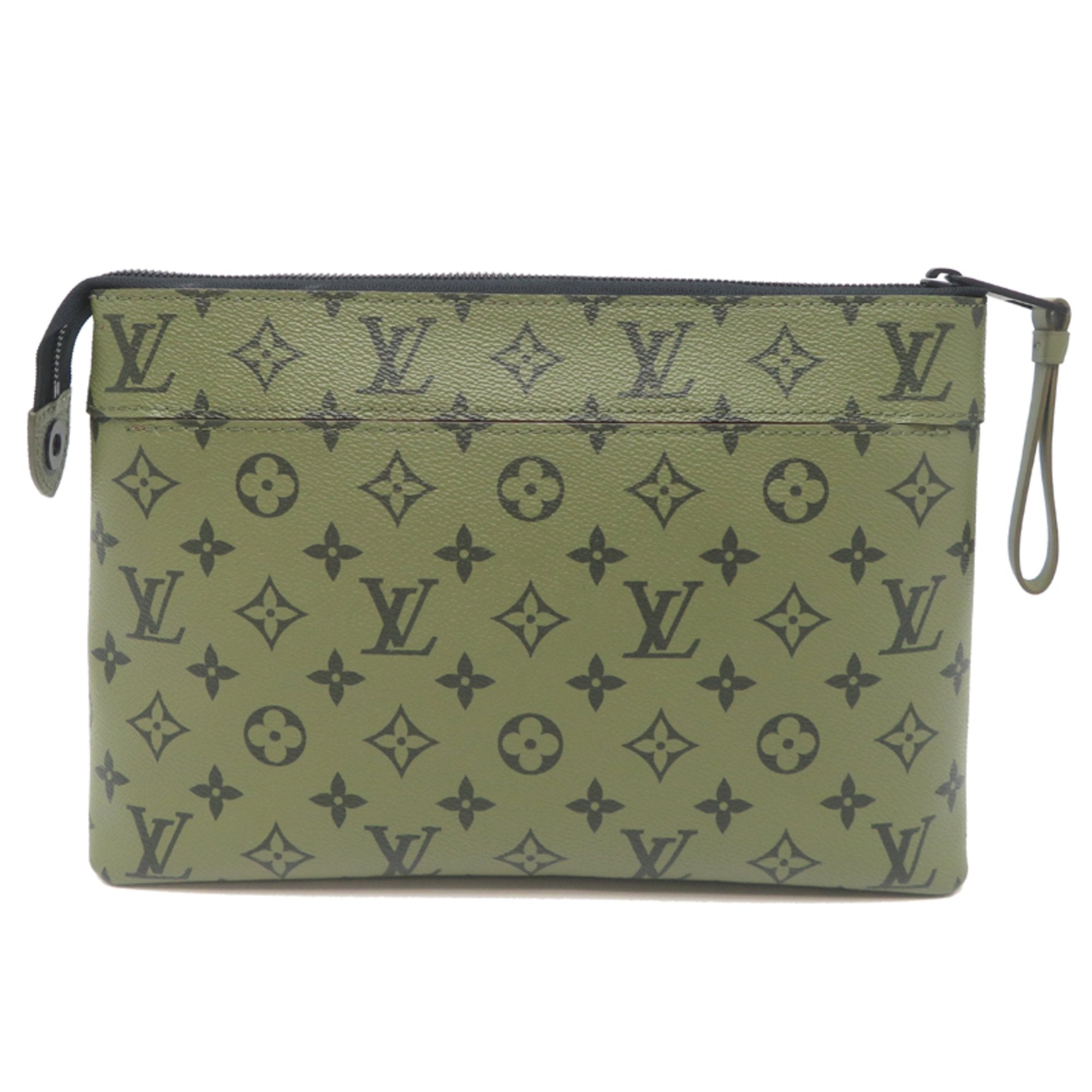 Louis Vuitton Monogram Green Monogram Clutch Bag