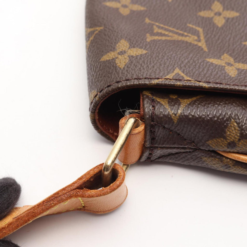 Louis Vuitton Brown Coated Canvas Pvc Leather Shoulder Bag