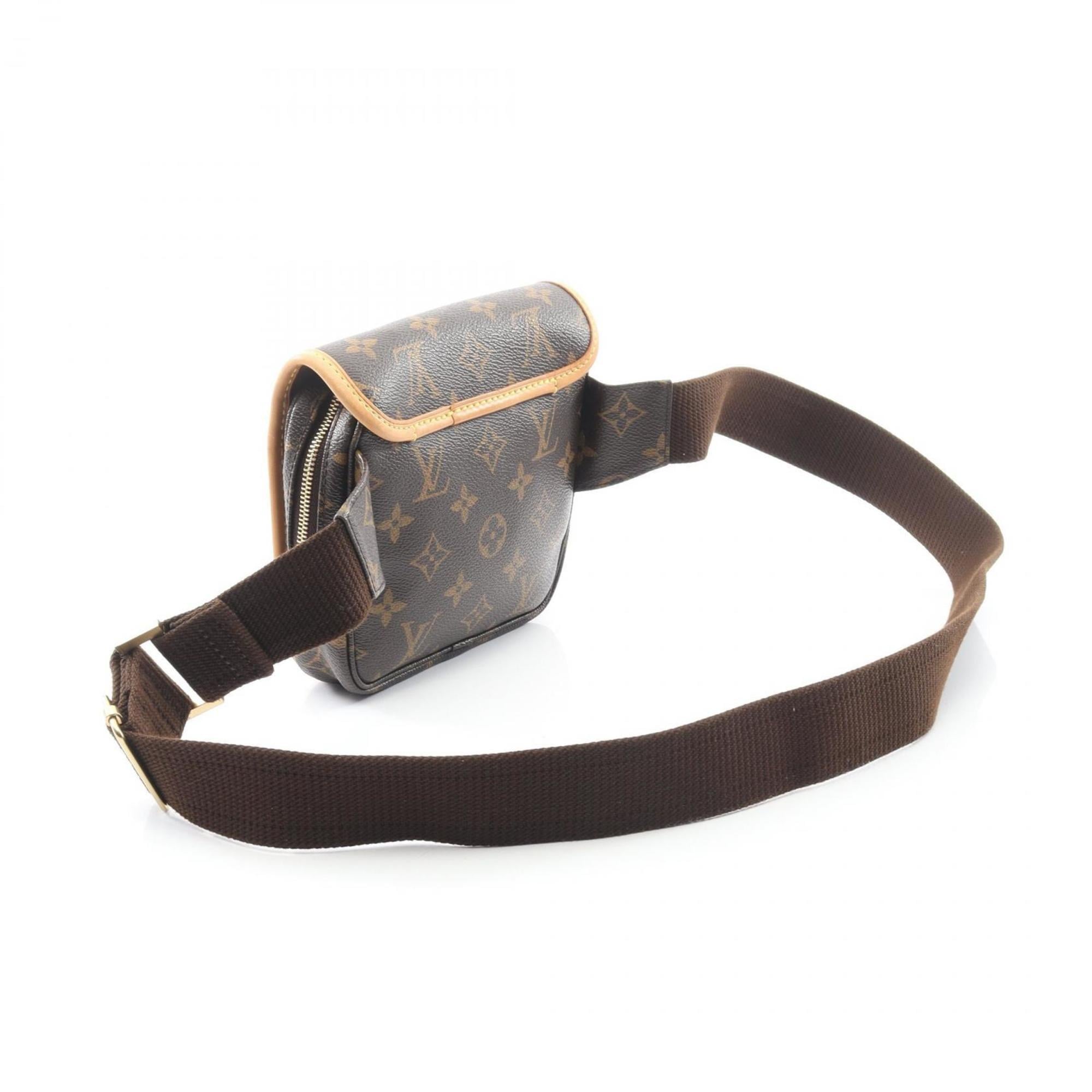 Louis Vuitton Brown Coated Canvas Leather Fanny Pack