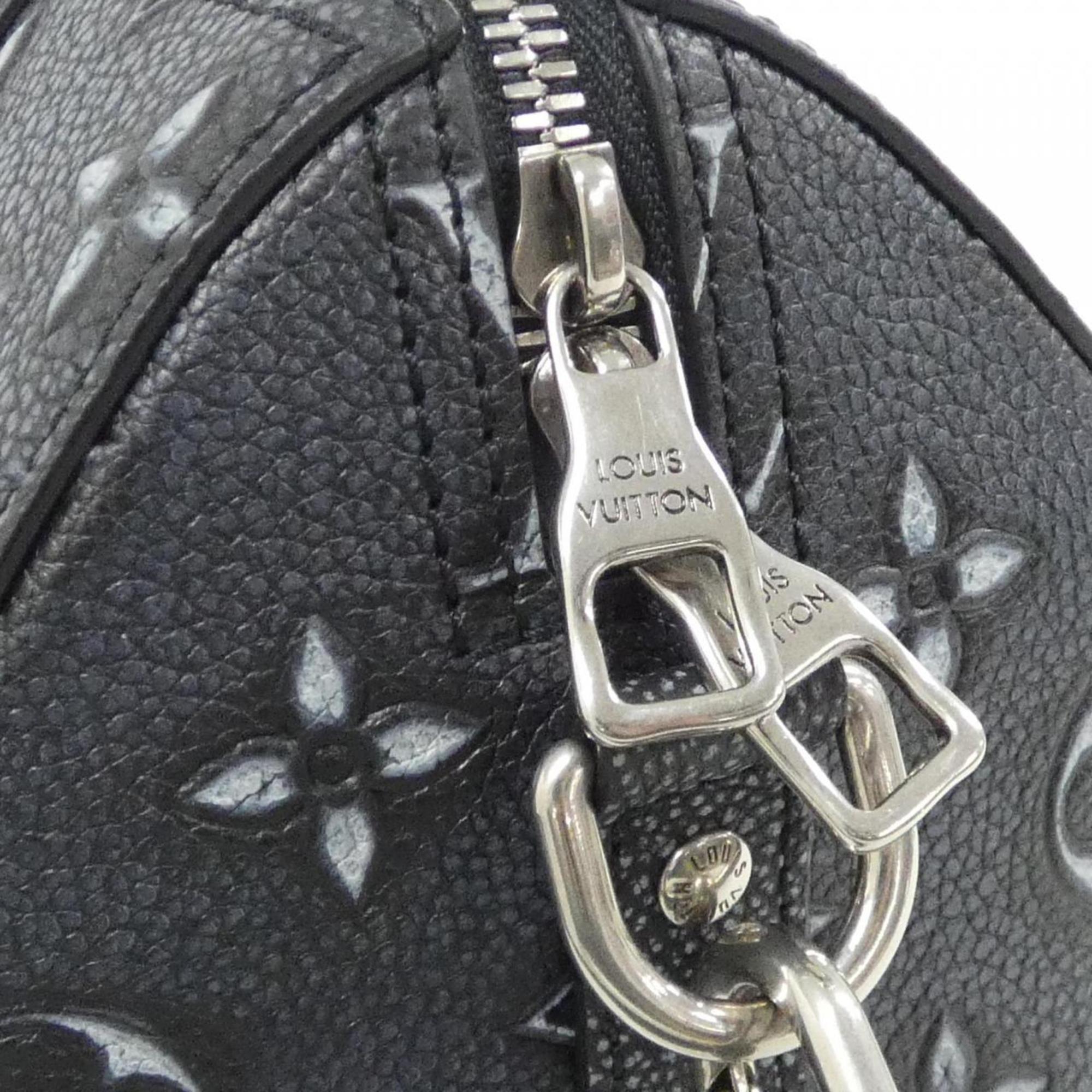 Louis Vuitton Charcoal Dark Gray Leather Shoulder Bag