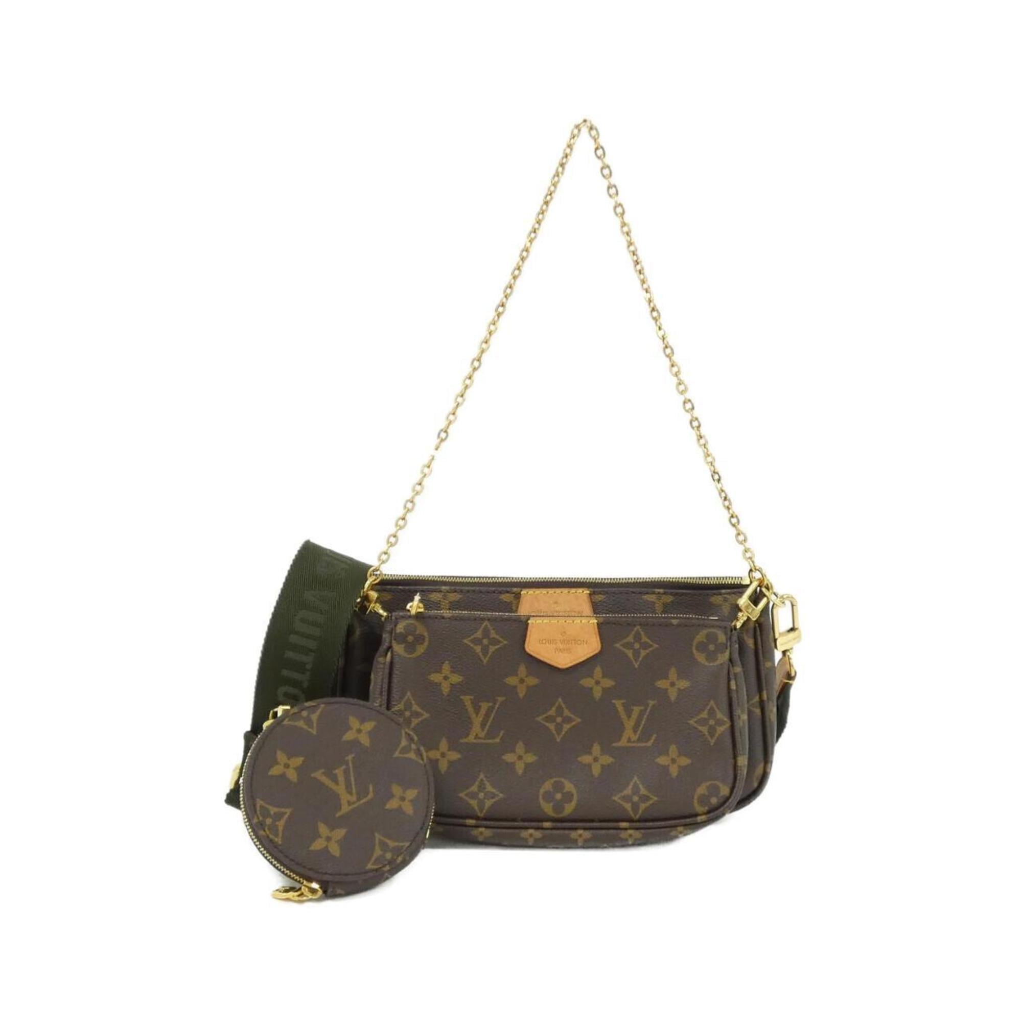 Louis Vuitton Monogram Khaki Marron Monogram Monogram Pochette Pouch Shoulder Bag