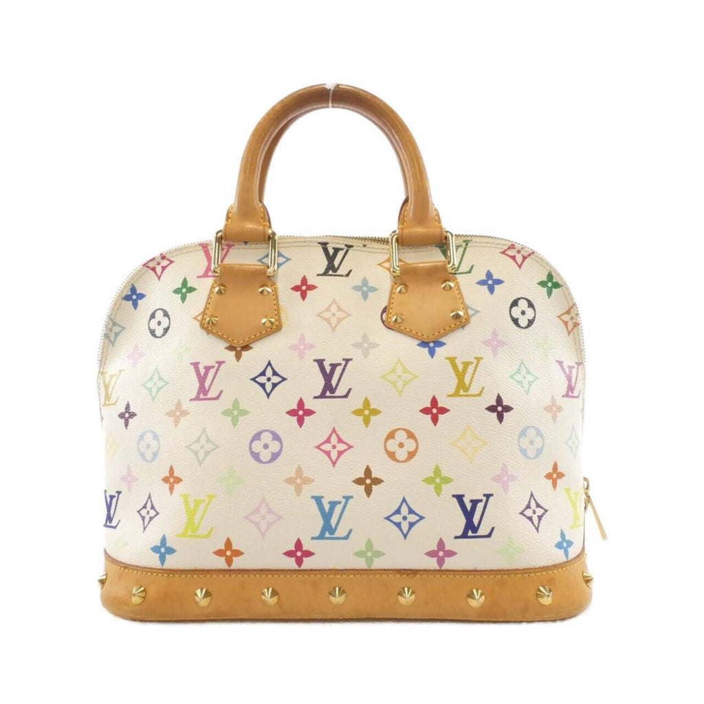 Louis Vuitton White Coated Canvas Handbag