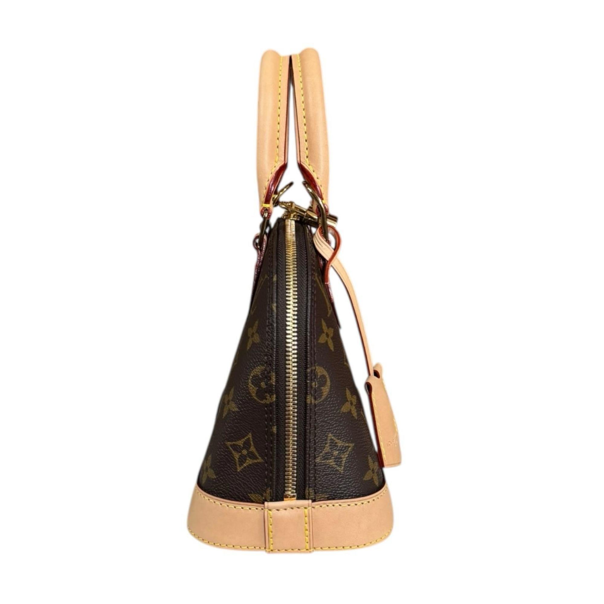 Louis Vuitton Brown Monogram Canvas Shoulder Bag