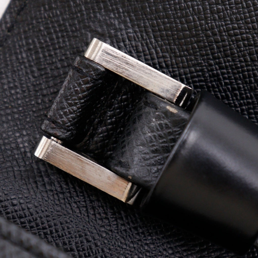 Louis Vuitton Taiga Ardoise Black Taiga Leather Pochette