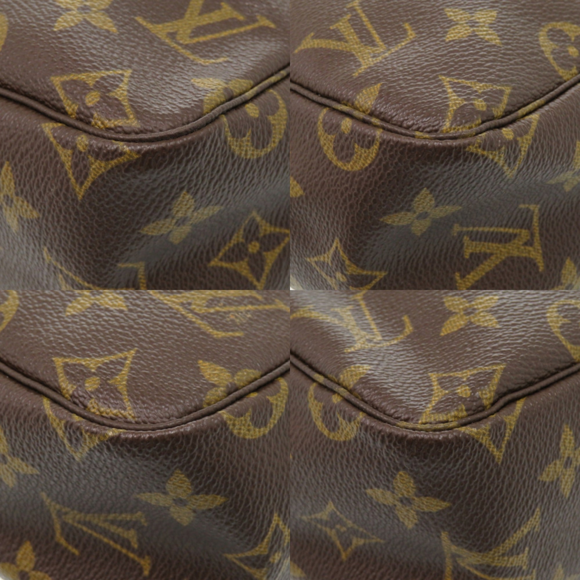 Louis Vuitton Brown Monogram Clutch Bag