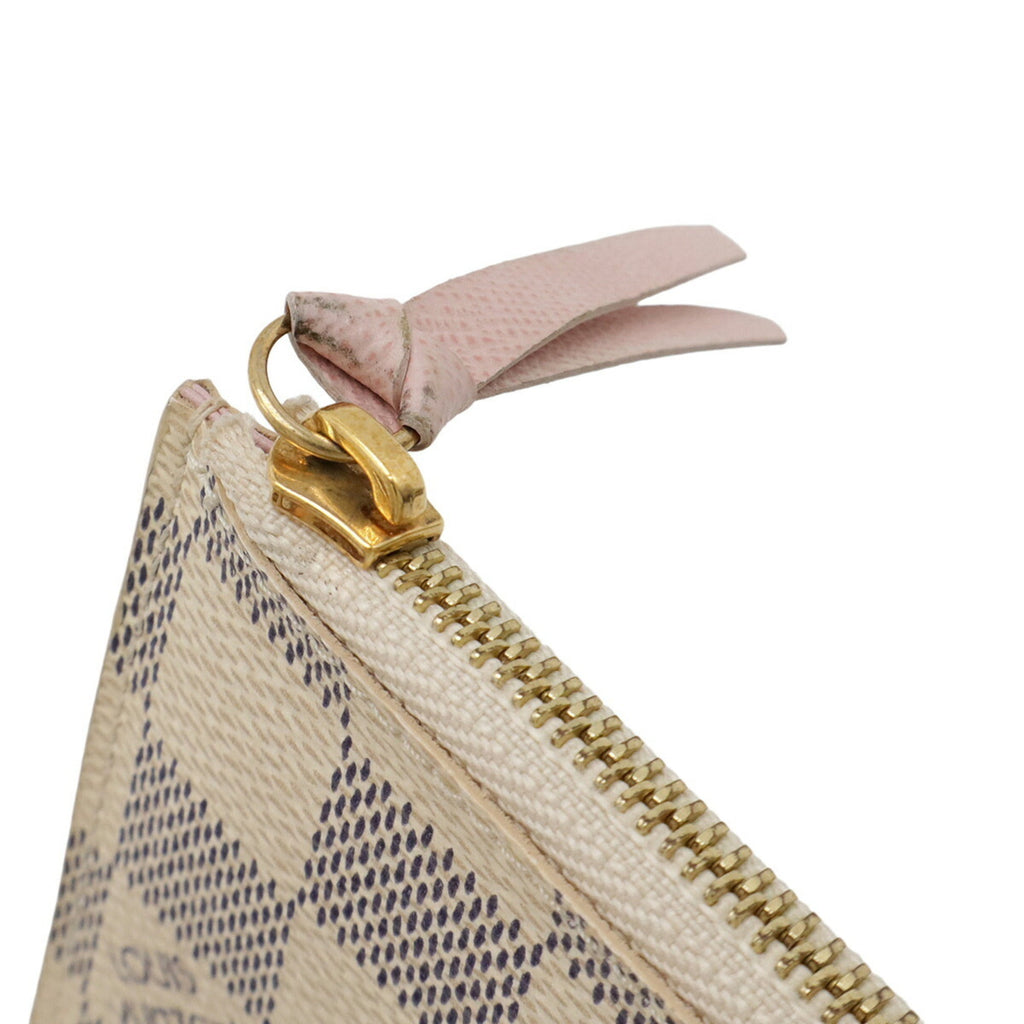 Louis Vuitton Damier Azur Ivory Damier Azur Clutch Bag Pochette Shoulder Bag