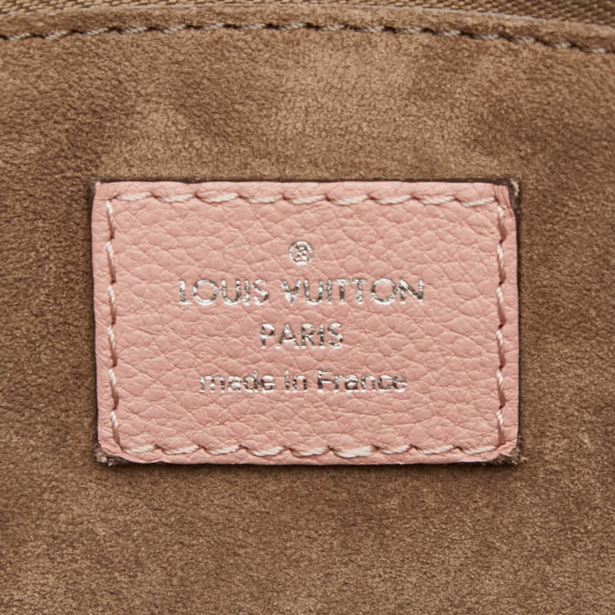 Louis Vuitton Magnolia Pink Leather Handbag Shoulder Bag