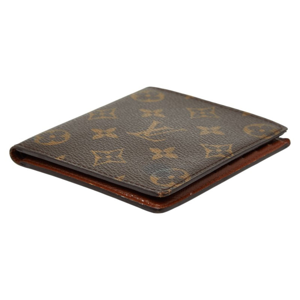 Louis Vuitton Brown Pvc Leather Bill Wallet