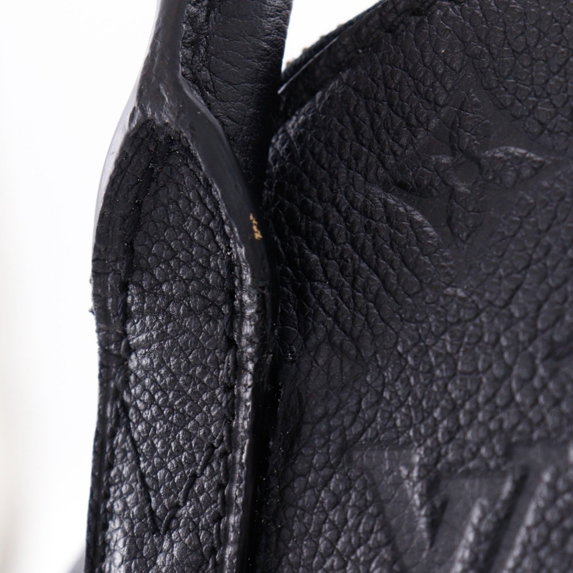 Louis Vuitton Black Noir Monogram Empreinte Handbag