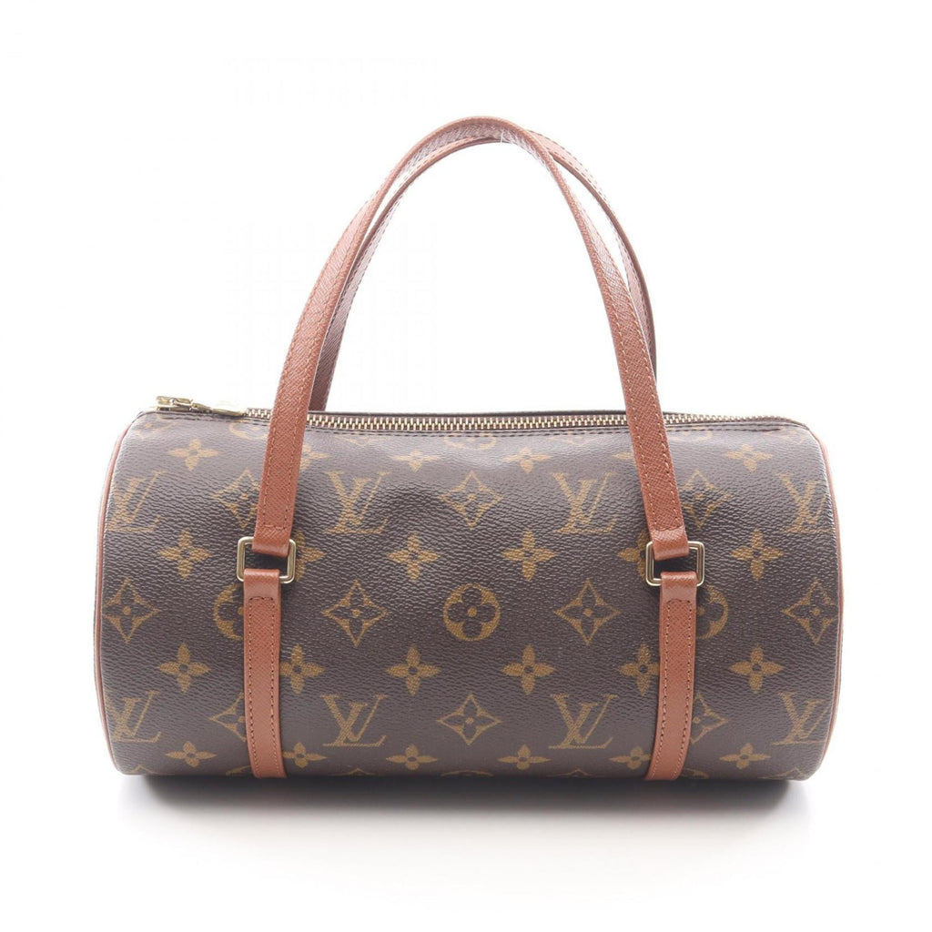 Louis Vuitton Brown Coated Canvas Leather Handbag