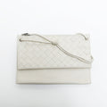 Bottega Veneta White Leather Shoulder Bag