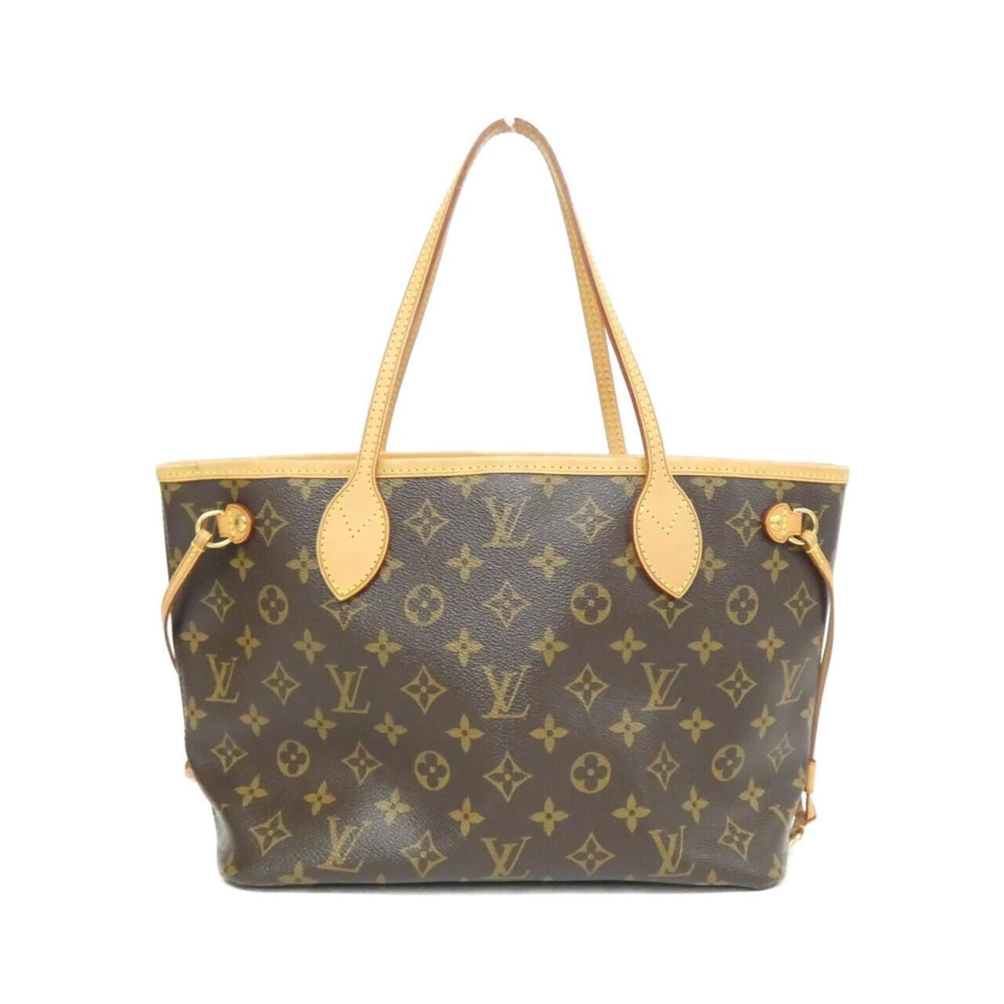 Louis Vuitton Brown Coated Canvas Handbag