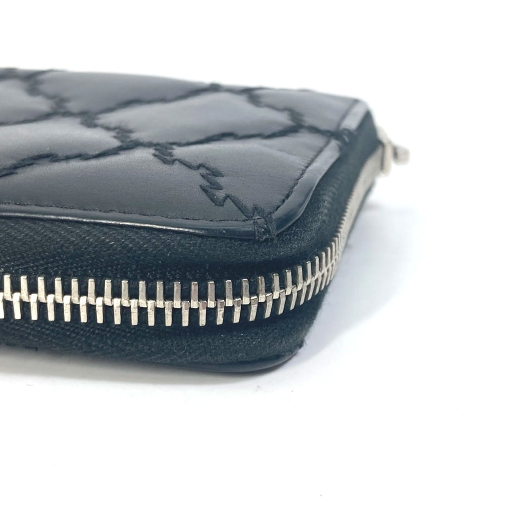 Chanel Black Leather Long Wallet (Bi-Fold)