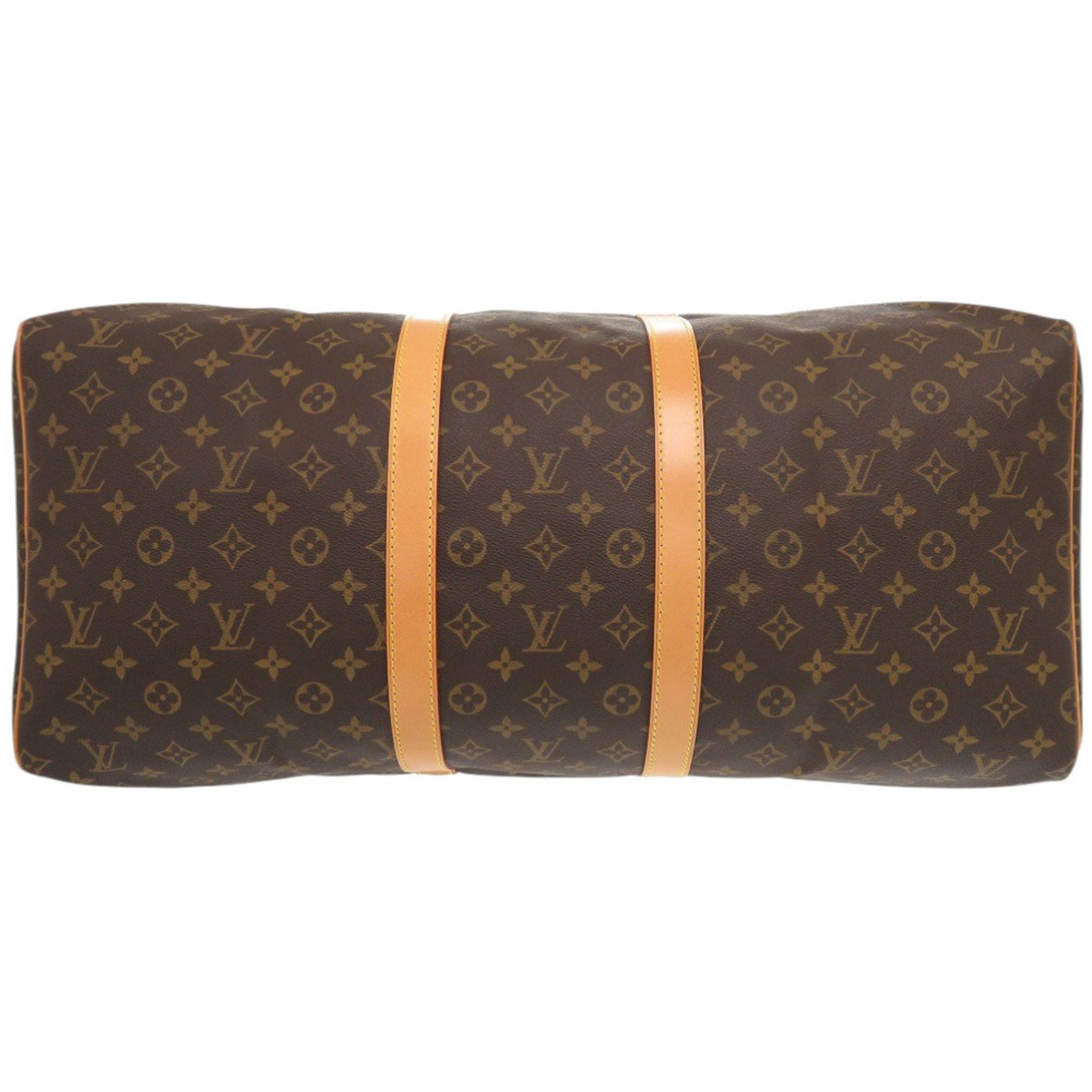 Louis Vuitton Brown Monogram Canvas Boston Bag
