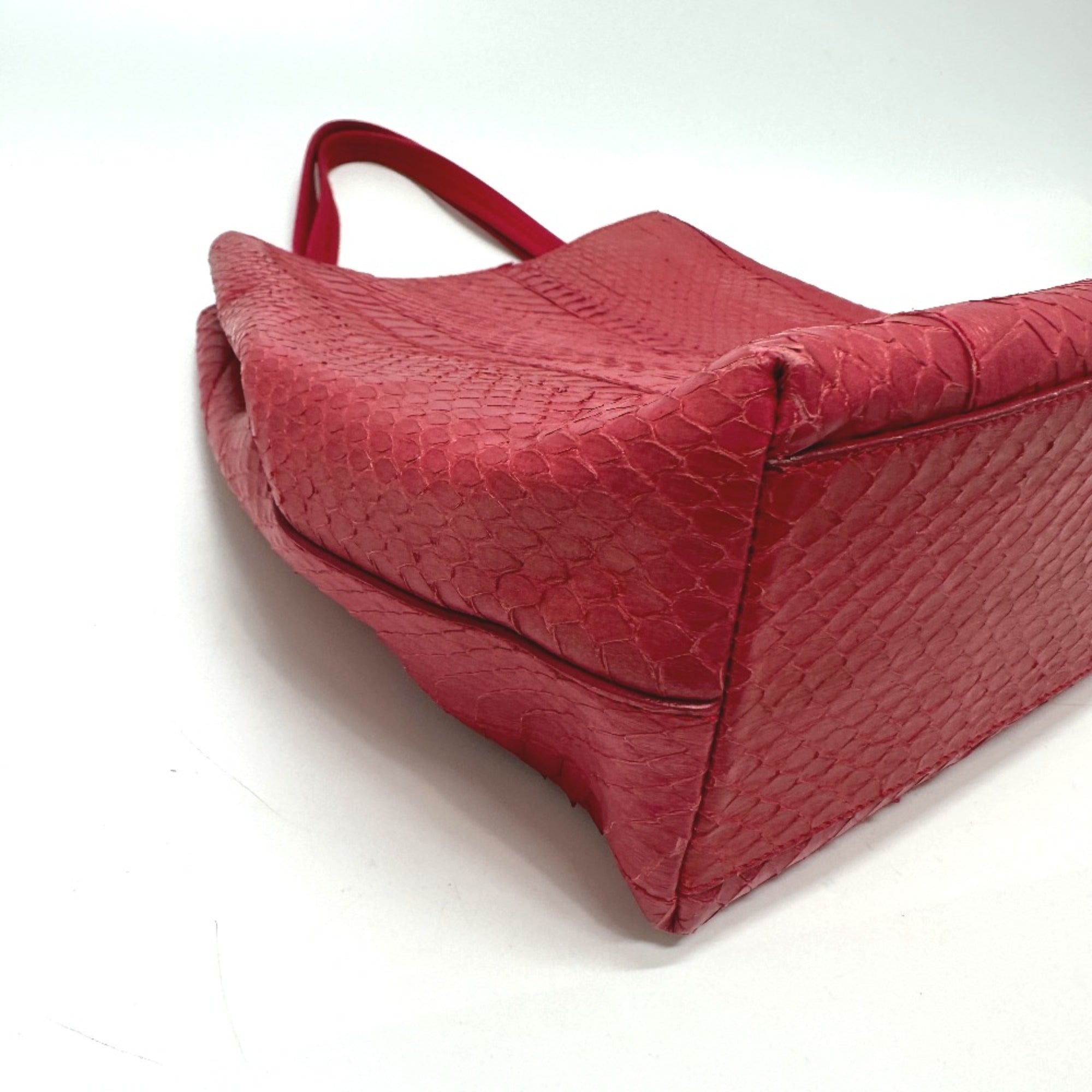 Prada Pink Leather Tote Bag