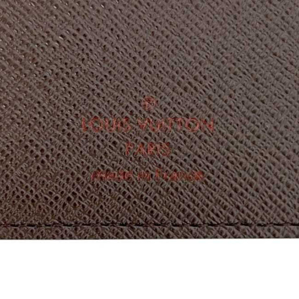 Louis Vuitton Brown Damier Canvas Ebene Damier Canvas Long Wallet
