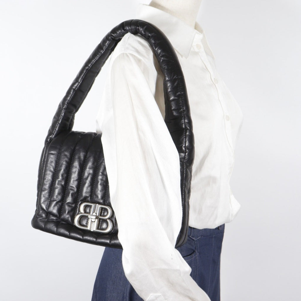 Balenciaga Black Leather Shoulder