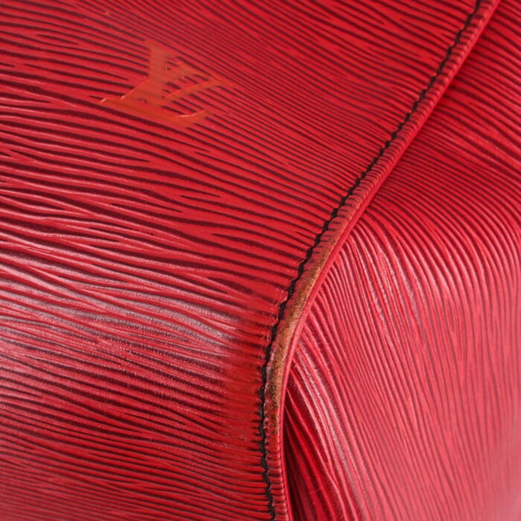 Louis Vuitton Epi Red Color Epi Leather Boston Bag Handbag