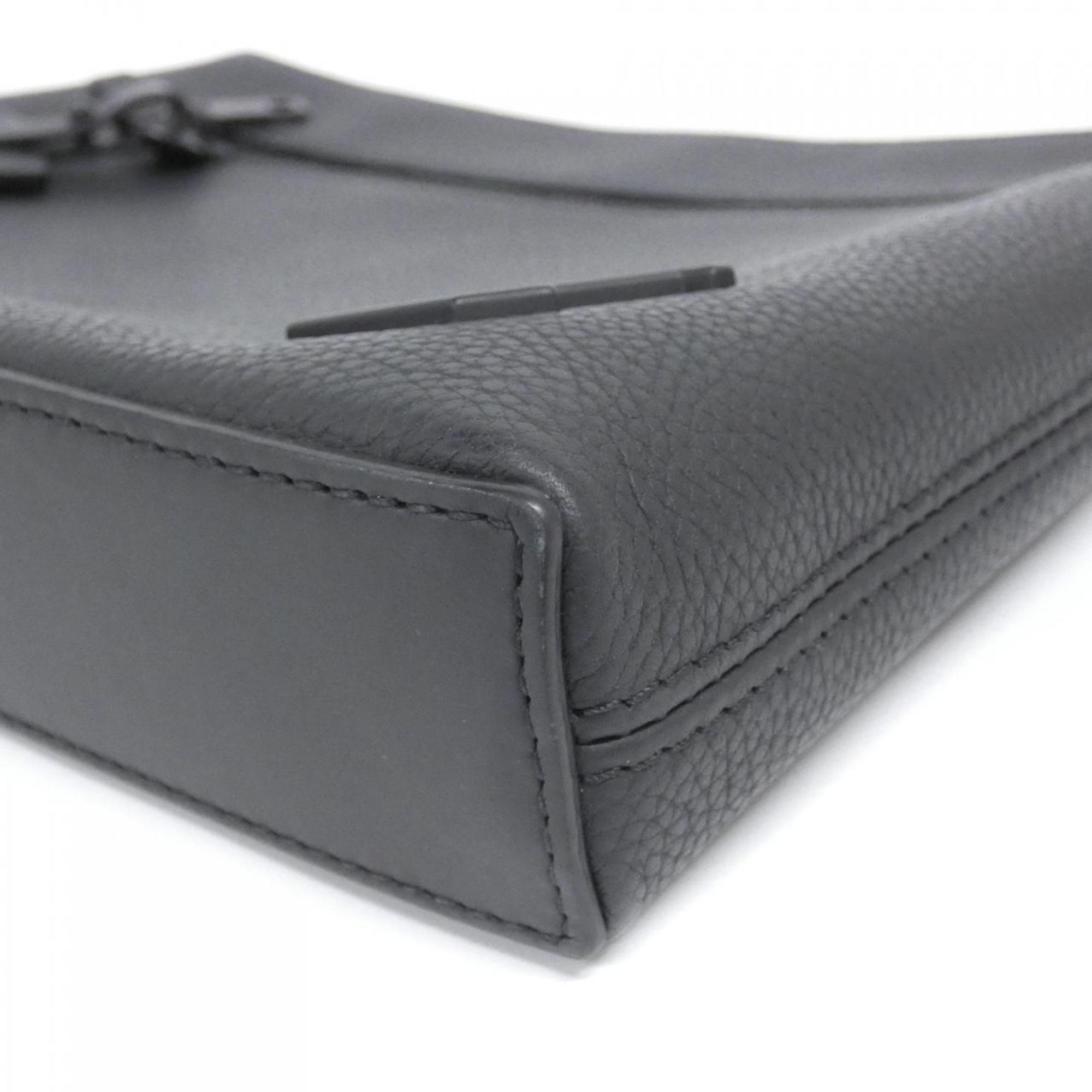 Louis Vuitton Black Leather Handbag Pouch