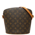 Louis Vuitton Brown Pvc Leather Shoulder Bag