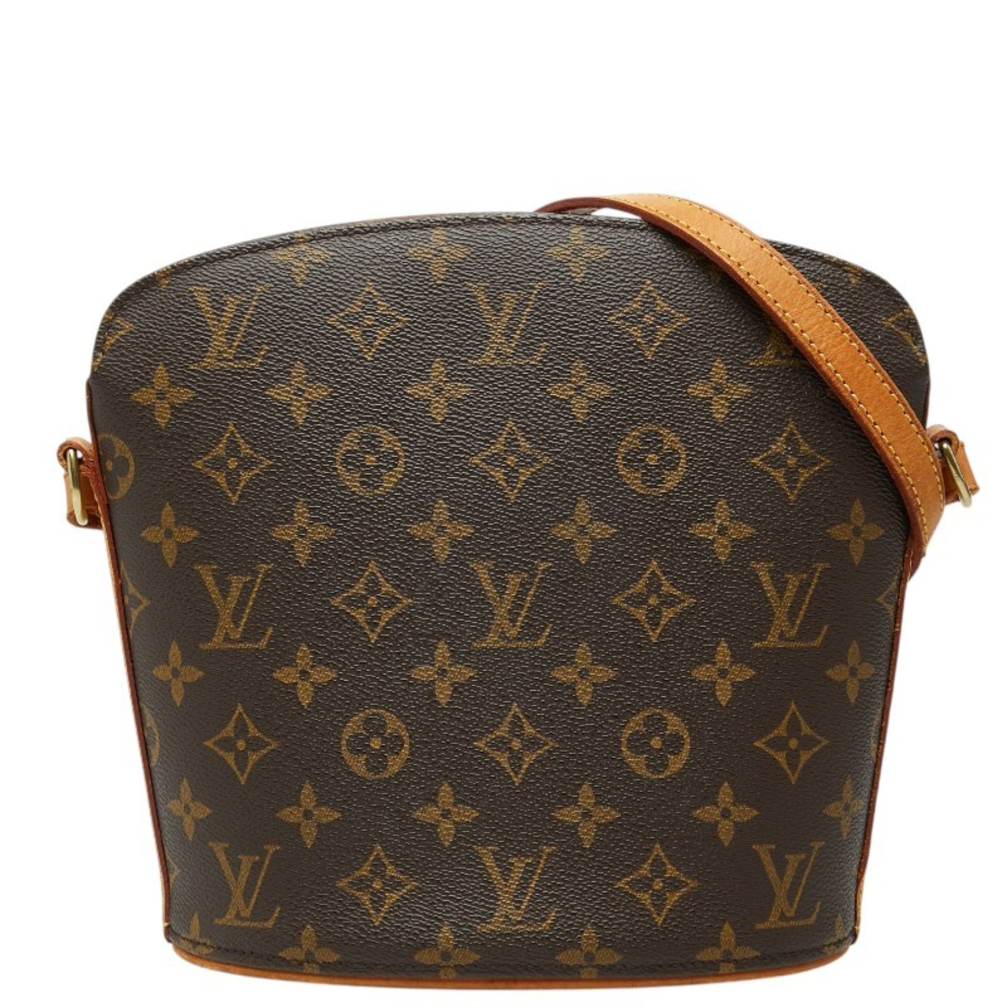 Louis Vuitton Brown Pvc Leather Shoulder Bag