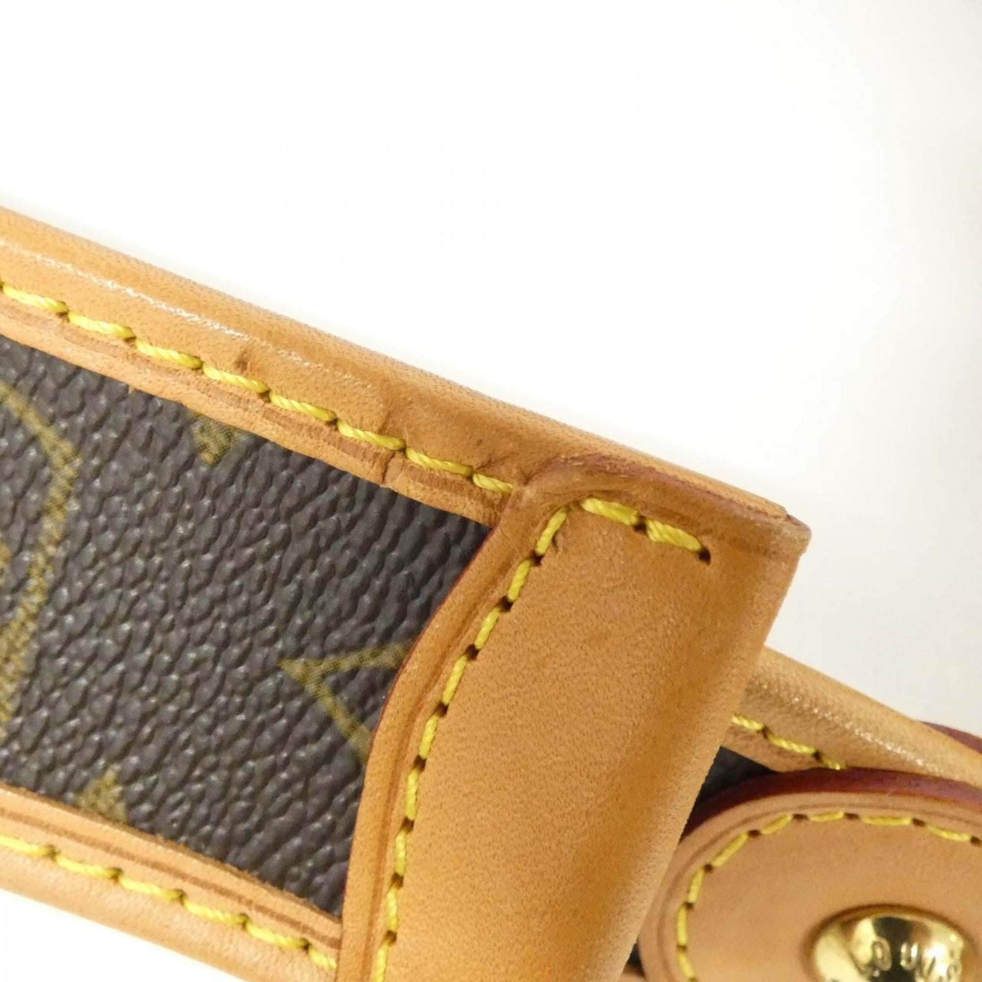 Louis Vuitton Marron Vert Coated Canvas Shoulder Bag