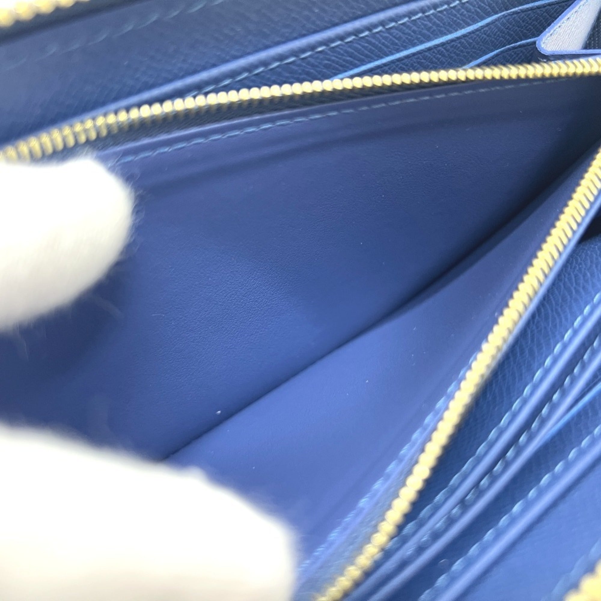 Louis Vuitton Monogram Denim Blue Monogram Denim Long Wallet